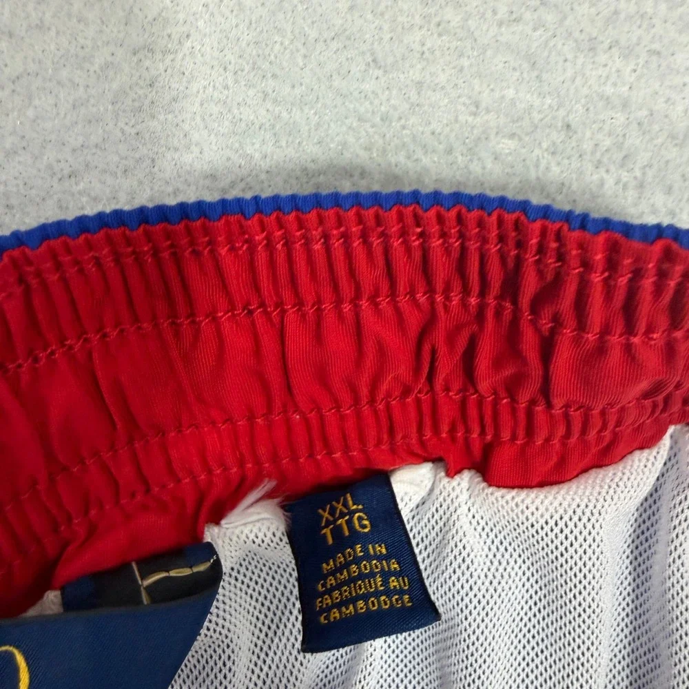 Polo Ralph Lauren Swim Shorts Mens XXL Blue Traveler Trunk Embroidered Pony Draw